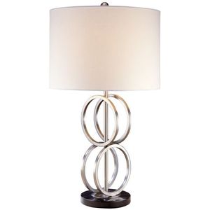 A122080 Urban Chic Table Lamp - Brushed Nickel A122080 Urban Chic Table Lamp - Brushed Nickel