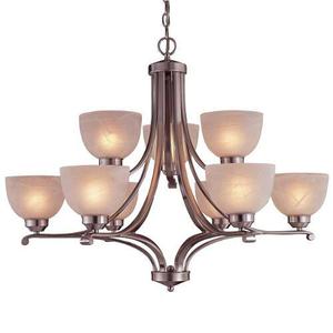M142984PL Paradox Large Foyer Chandelier Chandelier - Brushed Nickel M142984PL Paradox Large Foyer Chandelier Chandelier - Brushed Nickel