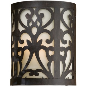 M1490A357PL Nanti 1 Bulb Wall Sconce - Iron Oxide M1490A357PL Nanti 1 Bulb Wall Sconce - Iron Oxide