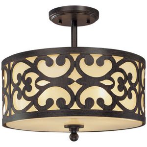 M1498357 Nanti Semi Flush Mount Ceiling Light - Iron Oxide M1498357 Nanti Semi Flush Mount Ceiling Light - Iron Oxide