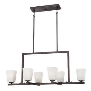 M1546167 City Square Linear Pendant Pendant Light - Lathan Bronze M1546167 City Square Linear Pendant Pendant Light - Lathan Bronze