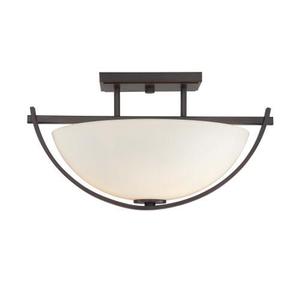 M1582167 Galante Semi Flush Mount Ceiling Light - Lathan Bronze M1582167 Galante Semi Flush Mount Ceiling Light - Lathan Bronze