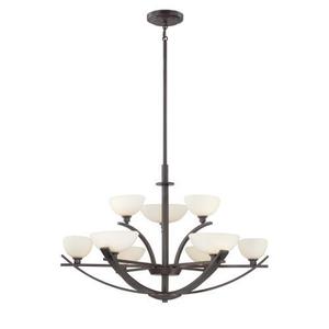 M1589167 Galante Large Foyer Chandelier Chandelier - Lathan Bronze M1589167 Galante Large Foyer Chandelier Chandelier - Lathan Bronze