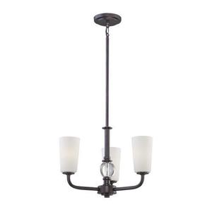 M1613298 Modern Continental Mini Chandelier - Kinston Bronze M1613298 Modern Continental Mini Chandelier - Kinston Bronze