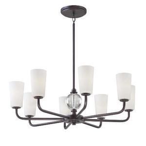 M1618298 Modern Continental Mid Sized Chandelier Chandelier - Kinston Bronze M1618298 Modern Continental Mid Sized Chandelier Chandelier - Kinston Bronze
