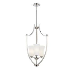 M1624613 Ameswood Entrance / Foyer Pendant Light - Polished Nickel M1624613 Ameswood Entrance / Foyer Pendant Light - Polished Nickel