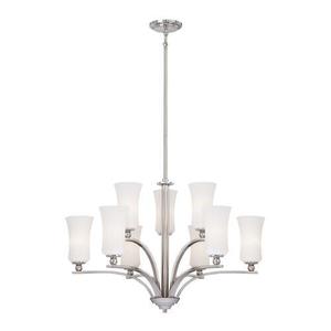 M1629613 Ameswood Large Foyer Chandelier Chandelier - Polished Nickel M1629613 Ameswood Large Foyer Chandelier Chandelier - Polished Nickel