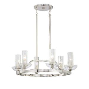 M1695613 Urban Nouveau Mid Sized Chandelier Chandelier - Polished Nickel M1695613 Urban Nouveau Mid Sized Chandelier Chandelier - Polished Nickel
