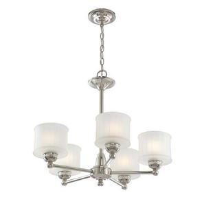 M1735613 1730 Series Mid Sized Chandelier Chandelier - Polished Nickel M1735613 1730 Series Mid Sized Chandelier Chandelier - Polished Nickel