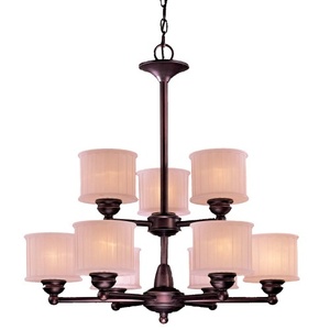 M1739167 1730 Series Large Foyer Chandelier Chandelier - Lathan Bronze M1739167 1730 Series Large Foyer Chandelier Chandelier - Lathan Bronze