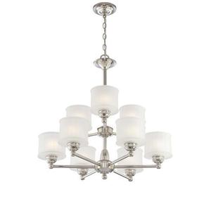 M1739613 1730 Series Large Foyer Chandelier Chandelier - Polished Nickel M1739613 1730 Series Large Foyer Chandelier Chandelier - Polished Nickel
