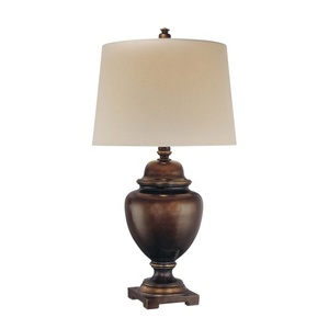 A180010 Ambience-Port Washington Table Lamp - Brown w/Gold A180010 Ambience-Port Washington Table Lamp - Brown w/Gold