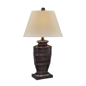 A180070 Ambience-Port Washington Table Lamp - Brown w/Gold A180070 Ambience-Port Washington Table Lamp - Brown w/Gold