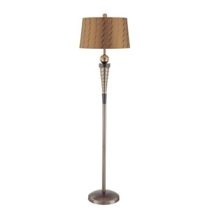 A208540 Ambience-Rose Floor Lamp - Satin Brown w/Black A208540 Ambience-Rose Floor Lamp - Satin Brown w/Black