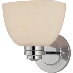 M321177PL Leeward 1 Bulb Wall Sconce - Chrome M321177PL Leeward 1 Bulb Wall Sconce - Chrome