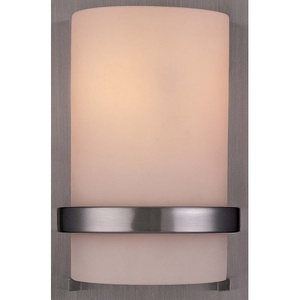 M34284 Fieldale Lodge 1 Bulb Wall Sconce - Brushed Nickel M34284 Fieldale Lodge 1 Bulb Wall Sconce - Brushed Nickel