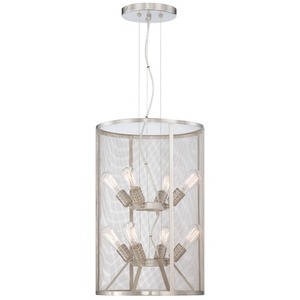 M413784 Downtown Edison Drum Pendant Pendant Light - Brushed Nickel M413784 Downtown Edison Drum Pendant Pendant Light - Brushed Nickel