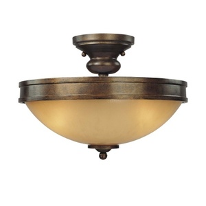 M4232288 Atterbury Semi Flush Mount Ceiling Light - Deep Flax Bronze M4232288 Atterbury Semi Flush Mount Ceiling Light - Deep Flax Bronze