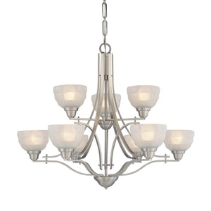 M429984 Laguna Vista Large Foyer Chandelier Chandelier - Brushed Nickel M429984 Laguna Vista Large Foyer Chandelier Chandelier - Brushed Nickel