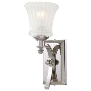 M4301613 Hayvenhurst 1 Bulb Wall Sconce - Polished Nickel M4301613 Hayvenhurst 1 Bulb Wall Sconce - Polished Nickel