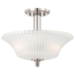 M4307613 Hayvenhurst Semi Flush Mount Ceiling Light - Polished Nickel M4307613 Hayvenhurst Semi Flush Mount Ceiling Light - Polished Nickel