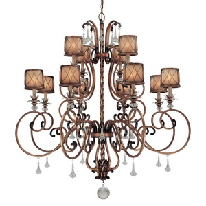 M4758206 Aston Court Large Foyer Chandelier Chandelier - Aston Court Bronze M4758206 Aston Court Large Foyer Chandelier Chandelier - Aston Court Bronze
