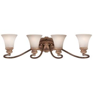 M5204290 Abbott Place 4 or More Bulb Bathroom Lighting - Classic Oak Patina M5204290 Abbott Place 4 or More Bulb Bathroom Lighting - Classic Oak Patina
