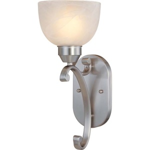 M542084 Paradox 1 Bulb Wall Sconce - Brushed Nickel M542084 Paradox 1 Bulb Wall Sconce - Brushed Nickel