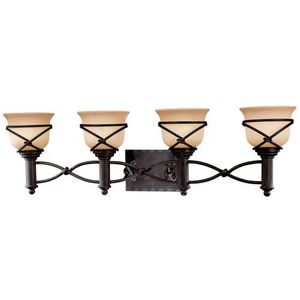 M59741138 Aspen II 4 or More Bulb Bathroom Lighting - Aspen Bronze M59741138 Aspen II 4 or More Bulb Bathroom Lighting - Aspen Bronze
