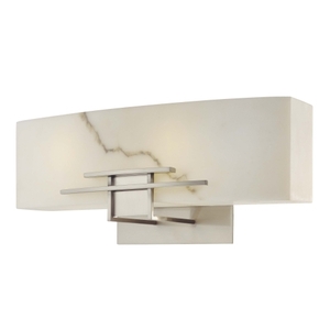 M616284PL Bath Art 2 Bulb Bathroom Lighting - Brushed Nickel M616284PL Bath Art 2 Bulb Bathroom Lighting - Brushed Nickel