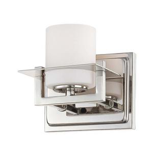 M64611613 Compositions 1 Bulb Wall Sconce - Polished Nickel M64611613 Compositions 1 Bulb Wall Sconce - Polished Nickel