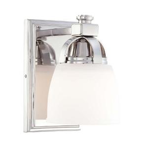 M6501613 Brookview 1 Bulb Wall Sconce - Polished Nickel M6501613 Brookview 1 Bulb Wall Sconce - Polished Nickel