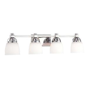 M6504613 Brookview 4 or More Bulb Bathroom Lighting - Polished Nickel M6504613 Brookview 4 or More Bulb Bathroom Lighting - Polished Nickel