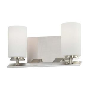 M655284 Inoui 2 Bulb Bathroom Lighting - Brushed Nickel M655284 Inoui 2 Bulb Bathroom Lighting - Brushed Nickel