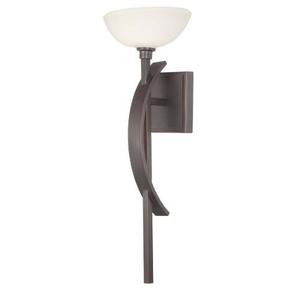 M6580167 Galante 1 Bulb Wall Sconce - Lathan Bronze M6580167 Galante 1 Bulb Wall Sconce - Lathan Bronze