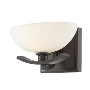 M6581167 Galante 1 Bulb Wall Sconce - Lathan Bronze M6581167 Galante 1 Bulb Wall Sconce - Lathan Bronze