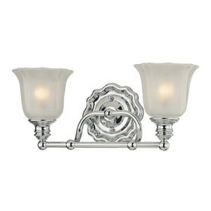 M659277 Felice 2 Bulb Bathroom Lighting - Chrome M659277 Felice 2 Bulb Bathroom Lighting - Chrome