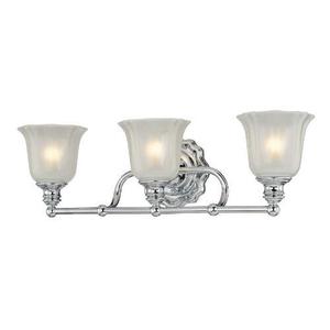 M659377 Felice 3 Bulb Bathroom Lighting - Chrome M659377 Felice 3 Bulb Bathroom Lighting - Chrome