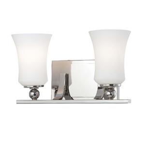 M6622613 Ameswood 2 Bulb Bathroom Lighting - Polished Nickel M6622613 Ameswood 2 Bulb Bathroom Lighting - Polished Nickel