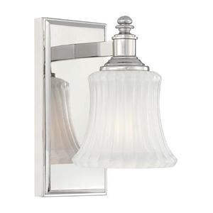 M6681613 Hayvenhurst 1 Bulb Wall Sconce - Polished Nickel M6681613 Hayvenhurst 1 Bulb Wall Sconce - Polished Nickel
