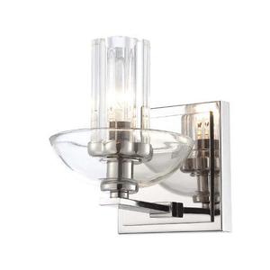 M6691613 Urban Nouveau 1 Bulb Wall Sconce - Polished Nickel M6691613 Urban Nouveau 1 Bulb Wall Sconce - Polished Nickel