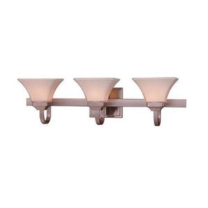 M681384 Agilis 3 Bulb Bathroom Lighting - Brushed Nickel M681384 Agilis 3 Bulb Bathroom Lighting - Brushed Nickel