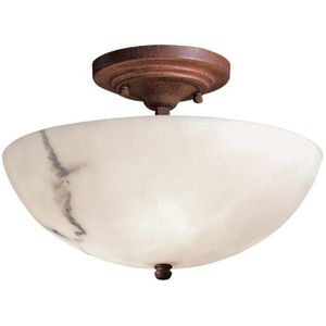 M68614 Calavera Semi Flush Mount Ceiling Light - Nutmeg M68614 Calavera Semi Flush Mount Ceiling Light - Nutmeg