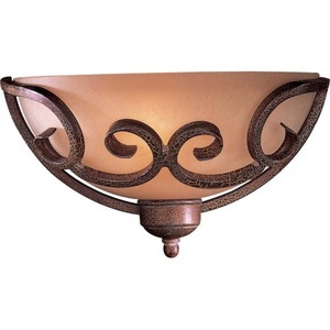 M720355 Caspian 1 Bulb Wall Sconce - Golden Bronze M720355 Caspian 1 Bulb Wall Sconce - Golden Bronze
