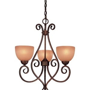 M723355 Caspian Mini Chandelier - Golden Bronze M723355 Caspian Mini Chandelier - Golden Bronze