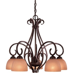 M726355 Caspian Mid Sized Chandelier Chandelier - Golden Bronze M726355 Caspian Mid Sized Chandelier Chandelier - Golden Bronze