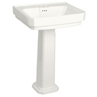 Pedestal Bathroom Sink 23-5/8 x 19-3/8 x 35-1/2 Pedestal Bathroom Sink 23-5/8 x 19-3/8 x 35-1/2