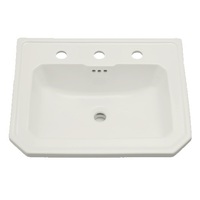 Self-Rimming Bathroom Sink 22-3/8 x 18-5/8 x 7-7/8 Self-Rimming Bathroom Sink 22-3/8 x 18-5/8 x 7-7/8