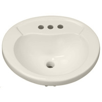Self-Rimming Bathroom Sink 20 x 17-5/8 x 9 Self-Rimming Bathroom Sink 20 x 17-5/8 x 9