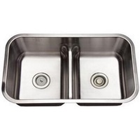 Double Bowl Kitchen Sink 32'' x 18-1/2'' x 9'' Double Bowl Kitchen Sink 32'' x 18-1/2'' x 9''
